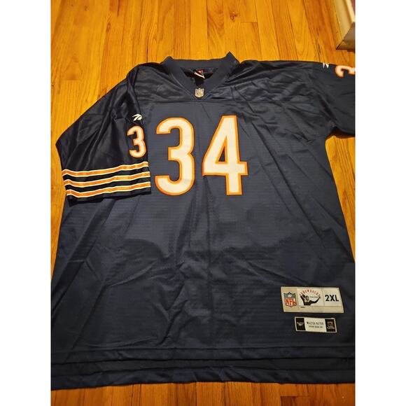 Vintage Reebok Chicago Bears Walter Payton #34 GSH Throwback Jersey -Size 2XL - Picture 1 of 8